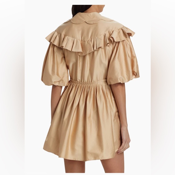 Farm Rio Ruffle Puff-Sleeve Mini Dress - Picture 8 of 12